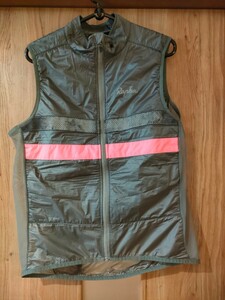 送料無料　MEN'S BREVET INSULATED GILET グレー　ピンク　Medium　メンズ　インサレーティッド　ブルベジレ　Mサイズ　反射ベスト