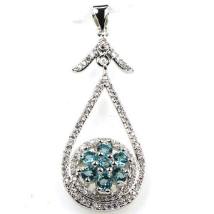  apatite * original silver pendant top AY