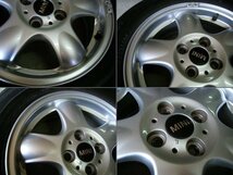 R56 MINI ミニ 純正 アルミ 5.5J×15H2 OFF45 PCD100-4H 175/65R15 DUNLOP LEMANS Ⅴ タイヤ 4本セット P3325_画像3