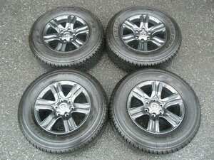 美品! GUN125 トヨタ ハイラックス 純正 アルミ 17×7.5J OFF30 PCD139.7-6H 2022年製 265/65R17 DUNLOP GRANDTREK AT25 タイヤ 4本 P3399