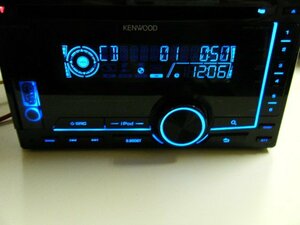 KENWOOD 2DIN CDデッキ MP3/WMA/AAC対応 CD/USBレシーバー DPX-U500 動作OK フロント USB/AUX入力端子搭載