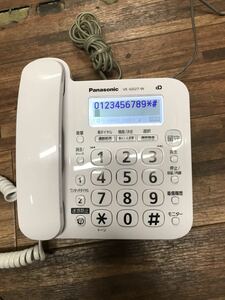 中古　Panasonic パナソニック VE-GD27-Wコードレス電話機