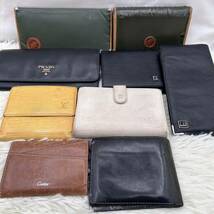 1円〜　財布 ウォレット 長財布 ルイヴィトン Louis Vuitton PRADA ハンティングワールド　フェンディ　カルティエ　ポールスミス_画像1