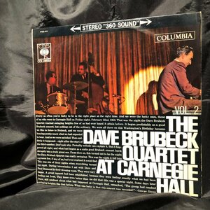 The Dave Brubeck Quartet / At Carnegie Hall (Vol. 2) LP CBS・COLUMBIA