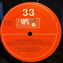 Richard Davis Special Guest Star: Freddie Hubbard / Muses For Richard Davis LP MPS Records ・BASF_画像3
