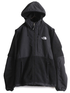 ノースフェイス フード付き デナリ ジャケット レディース S The North Face Denali フリース パーカー ジャンパー ブラック 黒 アウトドア