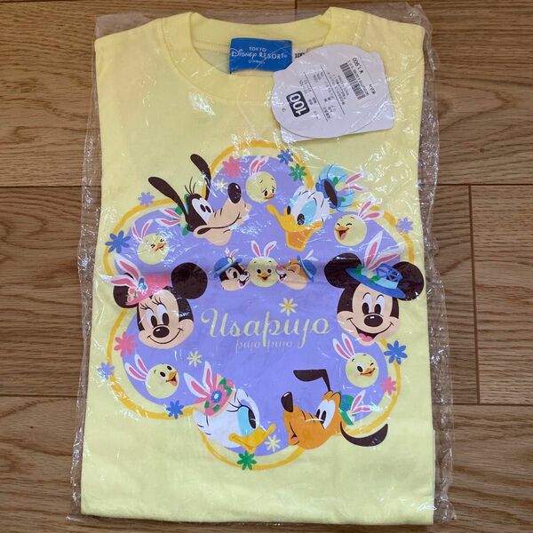 ディズニー　半袖 Tシャツ　100 新品　東京ディズニーリゾート　限定　イースター　女の子　半袖Tシャツ　うさピヨ　うさぴよ