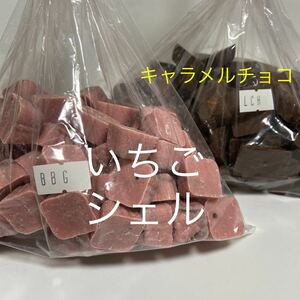 送料無料　いちごシェル裸品&キャラメルチョコ裸品　　アウトレット　