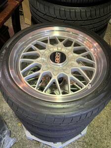 BBS RGII RG159 7J-17+35 pcd114.3/4H ハブ径66 美品です！シルビア、スカイライン、180