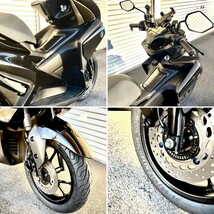 1円スタート 希少 美品 ヤマハ NVX 125 Rバージョン カスタム タイヤ バリ山 YAMAHA AEROX155 NMAX シグナス グリファス バイク スクーター_画像7