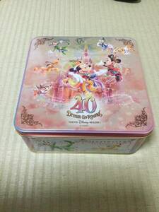 TOKYO DISNEY RESORT 東京ディズニーリゾート 40周年　おせんべいの空き缶