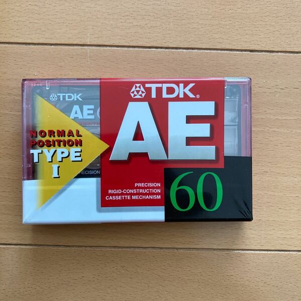 TDK カセットテープ AE I ノーマルポジション NORMAL POSITION オーディオカセットテープ　60分　未使用