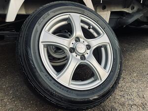 ★安い！★ 1本 175/65R15 5.5J +42 4H PCD100 アクア フィールダー スペイド フィット ヤリス ヴィッツ デミオ ポルテ キューブ A-3-52