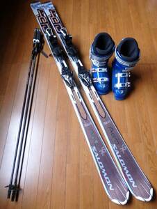 SALOMON,DOLOMITE　板170ｃｍ、ブーツ26.0～26.5ｃｍ　３点セット