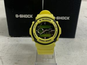 G05 新春セール CASIO G-SHOCK G-300SC カシオ 腕時計 現状品　Gショック 黄色 イエロー クォーツ