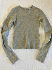 ニット Rib Crew Neck Hether Knit