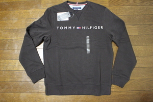 TOMMY HILFIGER トミー ヒルフィガー トレーナー スウェット トップス 裏起毛 Mサイズ 正規品 ブラック 黒 新品 