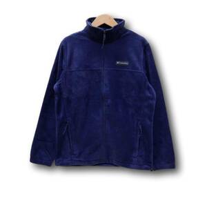 即決☆コロンビア フリースジャケット NVY/S (日本サイズ M くらい) 身幅広め 送料無料 普段使用OK 防寒ウェア
