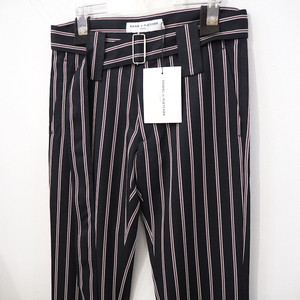 新品 定価65340円 ダニエルフレッチャー 20ss ストライプ デザイン スラックス 紺 ネイビー メンズ XS フレア パンツ DANIEL w. FLETCHER