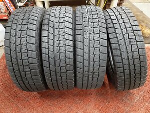 パF4703■195/65R15 91Q　4本価格　DUNLOP WINTER MAXX 02　送料無料 冬 8.5分山 プリウス セレナ ステップワゴン ヴォクシー アテンザ