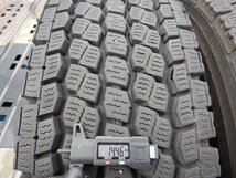 6本価格★パT7871■275/80R22.5 151/148J TOYO M966 19年製 スタッドレス★条件付送料無料★地山 高床 TB 大型 トラック バス 冬_画像8