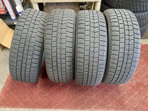 パF4821■225/50R18 95Q　4本価格　DUNLOP WINTER MAXX 01　送料無料 冬 8分山 エスティマ ヴェゼル スカイライン B4 BN9 レヴォーグ