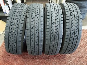 パF4842■165R13 LT 8PR　4本価格　BRIDGESTONE BLIZZAK VL1　送料無料 冬 ’20年 タウンエース サクシード ADバン プロボックス