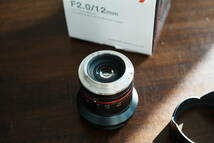 SAMYANG 12mm F2.0 NCS CS ソニー用 E _画像5