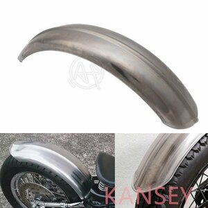 1 piece motorcycle Old school silver steel rib 5