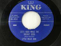 Little Willie John/King 45-5142/Let's Rock While The Rockin's Good/You're A Sweetheart/1958_画像2