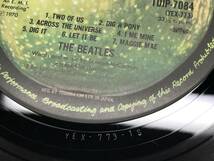 The Beatles/TOJP-7084/限定盤/Let It Be/1992/販促パンフレット付き_画像5