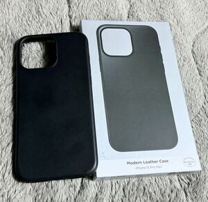 国内正規品 NOMAD MODERN LEATHER CASE for iPhone 15 Pro Max ホーウィンレザー 耐衝撃 MagSafe対応 スマートフォンケース スマホケース 