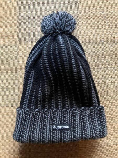 19FW Supreme Contrast Stripe Beanie ニット帽 シュプリーム