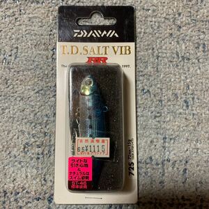 釣具　ルアー　グローブライド　ダイワ　Daiwa T.D SALT VIB ソルトバイブ　72S スケルトンイワシ　15g