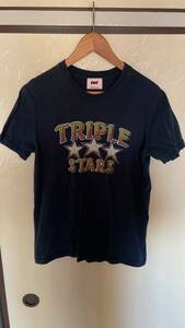 ☆売切☆TMT/TRIPLE STARS/半袖/Tシャツ/ネイビー/Lサイズ/