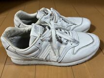 new balance(ニューバランス)９９６ レザースニーカー(白)サイズ25_画像5