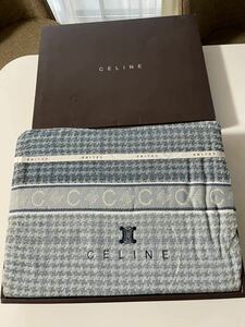 西川産業 CELINE セリーヌ 寝具 タオルケット 未使用長期保管品 シングルサイズ 140cm x 190cm 綿100% 箱付き 現状品