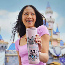 ディズニー スターバックス スタバ　Starbucks Disney ピンク タンブラー 海外限定 ステンレススチール　水筒　マイボトル_画像2