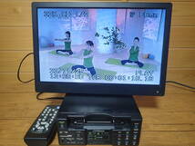 JVC VICTOR ビクター　業務用DVビデオデッキ BR-DV3000 201h,再生録画動作OK,リモコン_画像2