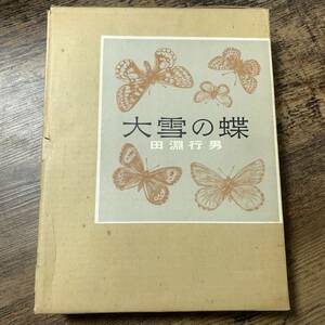 K-595■大雪の蝶 サイン本■田渕行男/著■毎日新聞社■希少本 昭和53年10月30日発行■