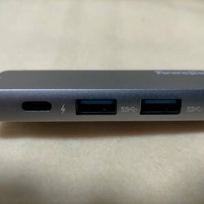 【中古美品】USB Type-C ハブ マルチポート Tuwejia 4K解像度hdmiポート+急速PD充電ポート+USB×2 4-in-1 の画像3