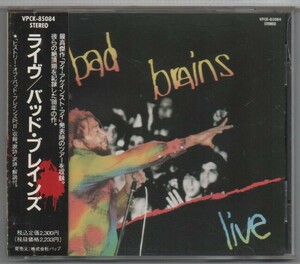 CD★送料無料★Bad Brains/Live■帯付国内盤