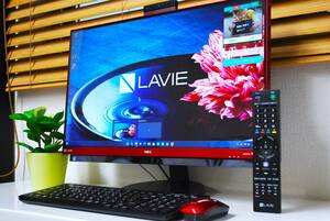 ★☆ LAVIE desk all in One / 23.8型フルHD / 激速新品SSD /第７世代Corei7/16GB/Office2021/W録画対応3波TV&ハイレゾ/Blu-ray/gr12☆★