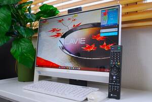 ★☆ 23.8型フルHD / LAVIE desk all in one / 超高速新品SSD / 第8世代 Corei7/16GB/Office/3波TVチューナー/Bluetooth/kw6☆★