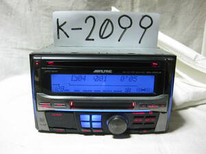 K-2099　ALPINE　アルパイン　MDA-W925JW　MP3　MDLP　2Dサイズ　CD&MDデッキ　故障品