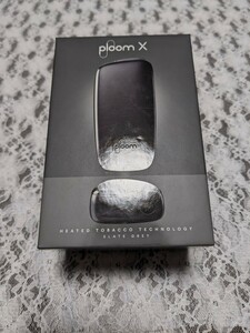 【美品】ploom X プルームエックス スターターキット スレートグレー 電子タバコ 