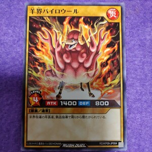 遊戯王 ラッシュデュエル 羊界パイロウール ノーマル RD/KP09-JP004