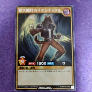 遊戯王 ラッシュデュエル 邪犬闘打カイケンナックル レア RD/KP10-JP008