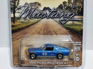 GREENLIGHT 1/64-1968 Ford Mustang GT (Fire Pattern) /グリーンライト/フォード マスタング/Muscle Cars/マッスルカー 