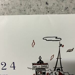 ドンク DONQ 2024ノベルティ カレンダー クロード・ヴァレンヌ 非売品 壁掛けカレンダー /おしゃれなカレンダー/パリの街 風景の画像3